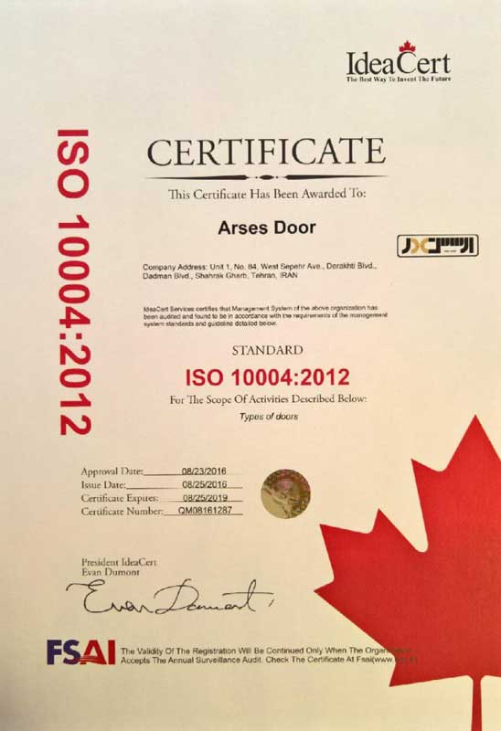 ISO  10004 : 2012